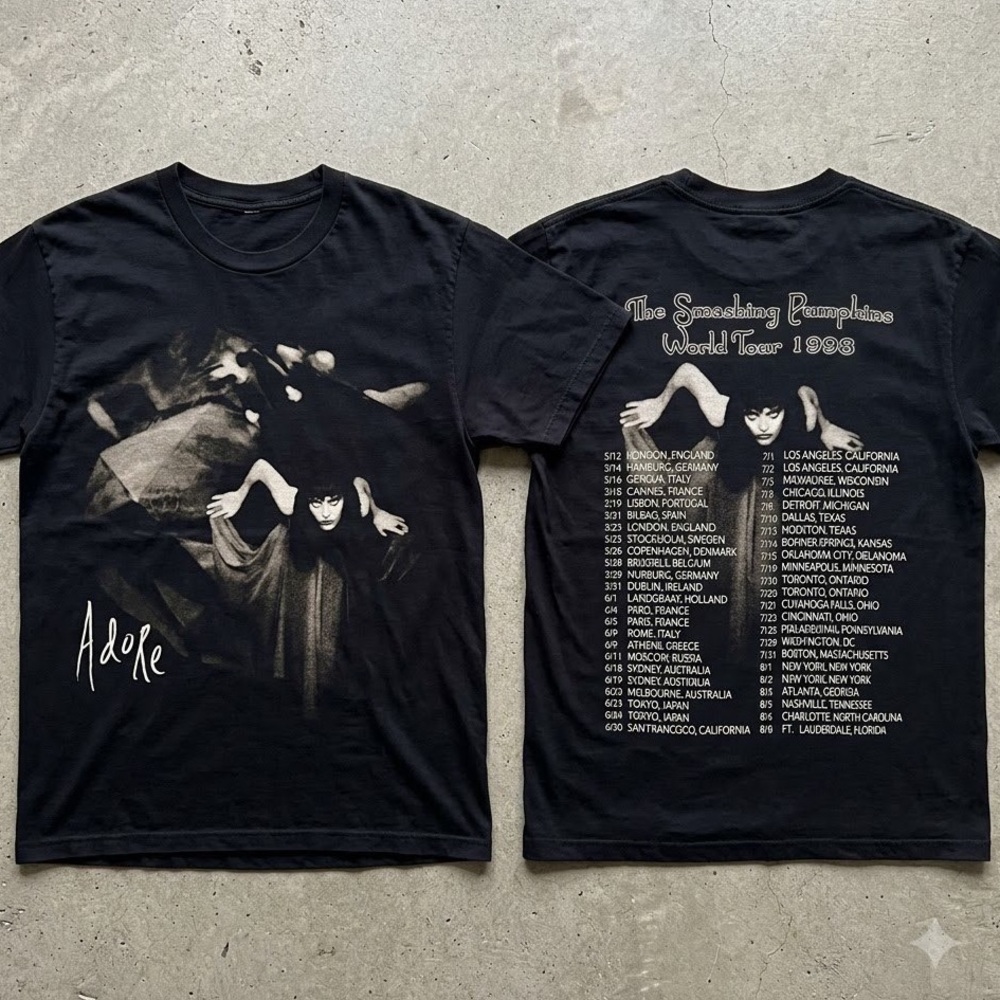 Adore The Smashing Pumpkins Tour 1998 T-shirt